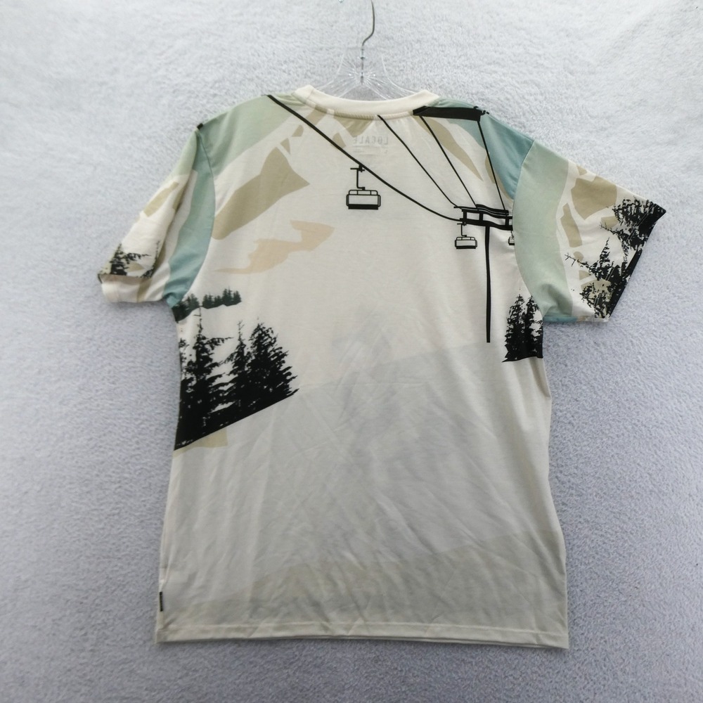 Locale Shirt Mens Large Gore Mountain Ski Resort Graphic White Short Sleeve New - Picture 8 of 10